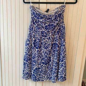 Gap Floral Strapless Dress